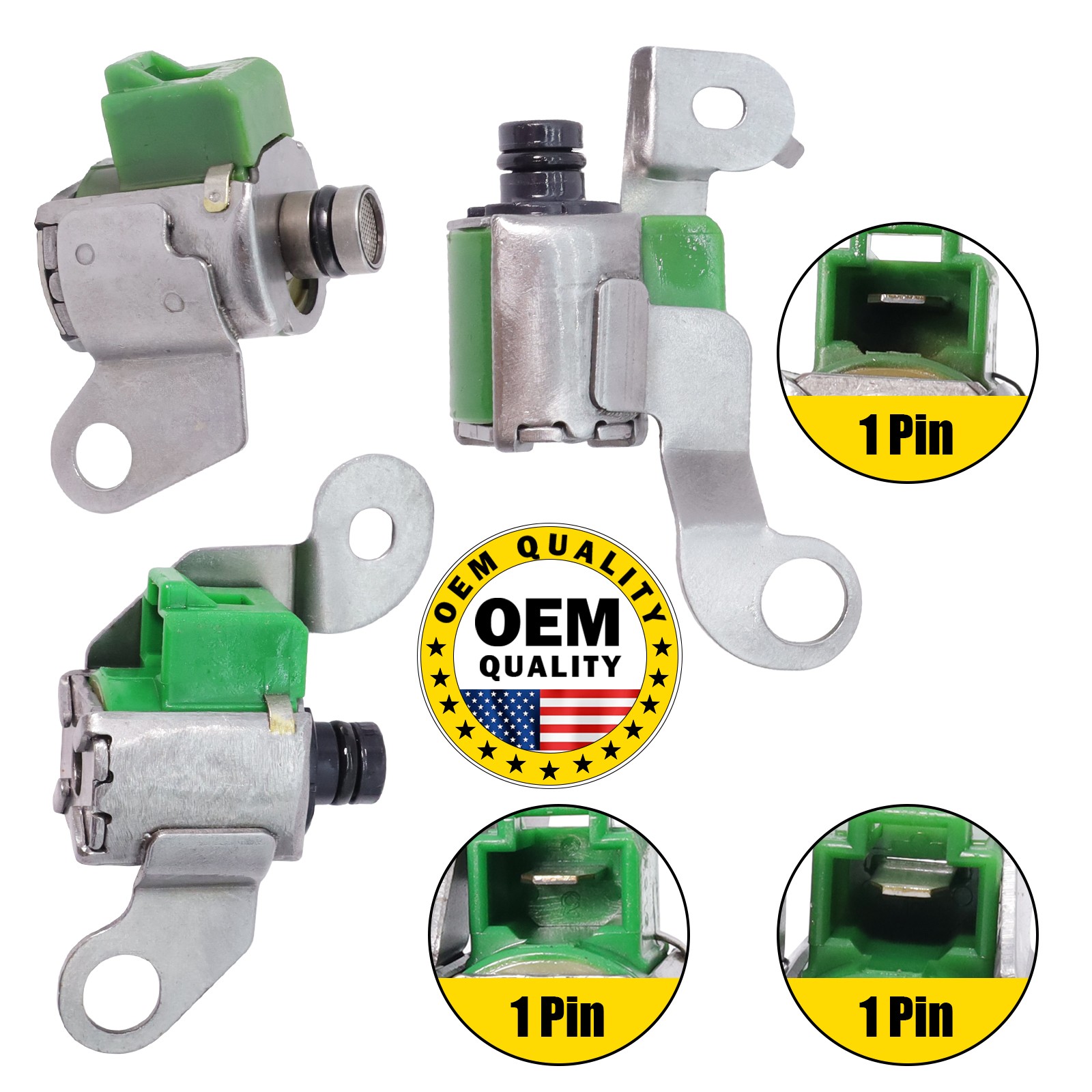 3Pcs Shift Lock Up 8542022080 for Toyota A340E Transmission Solenoid Kit