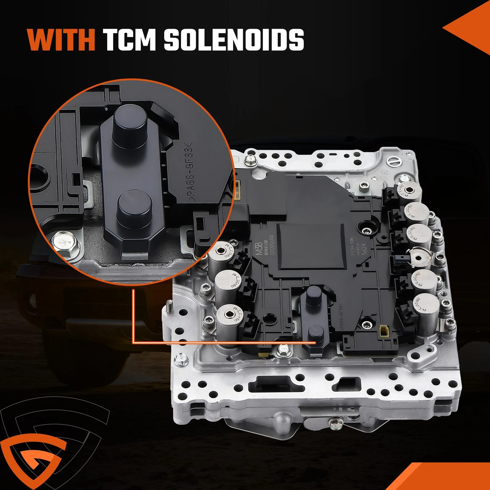31705-X132B Valve Body W/ Solenoid For 14–15 Nissan Infinity Q50 3.7L V6 w/ M3B