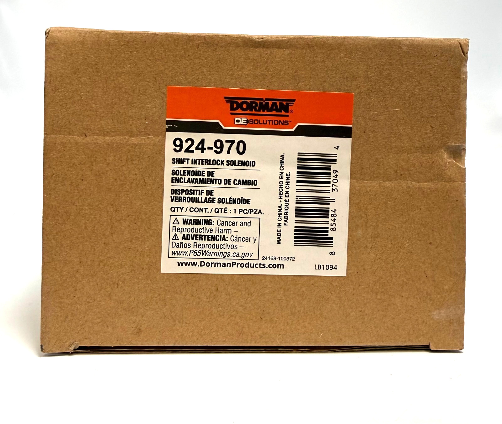 Dorman 924-970 Shift Interlock Solenoid Compatible w/ Select Ford/Lincoln Models