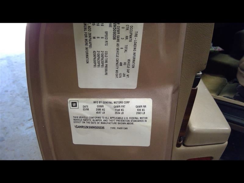 Automatic Transmission FWD Opt M15 Fits 98 BONNEVILLE 761155