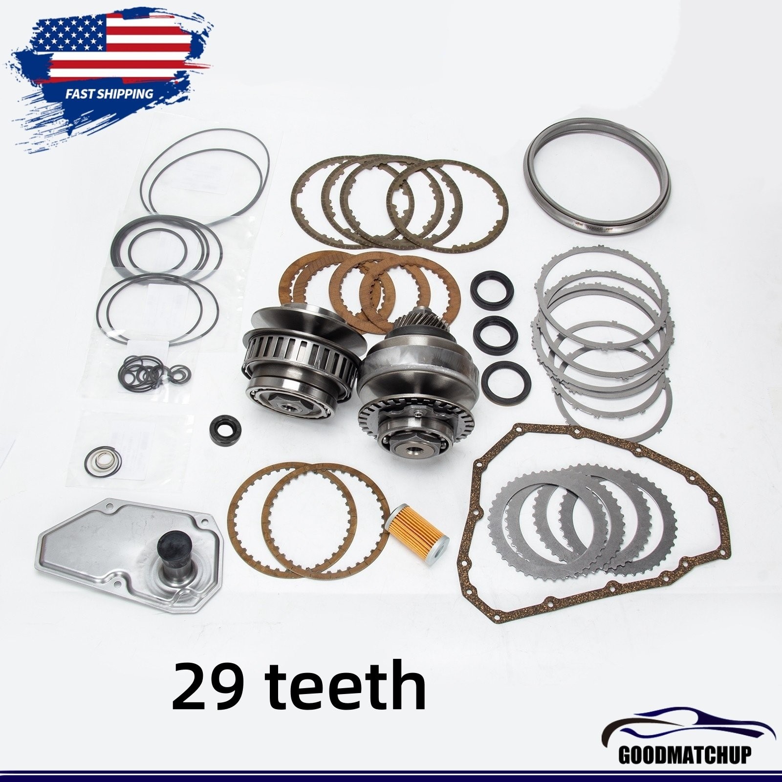 Transmission Master Rebuild Kit+Pulley Set W/ Belt For Nissan JF015E RE0F11A