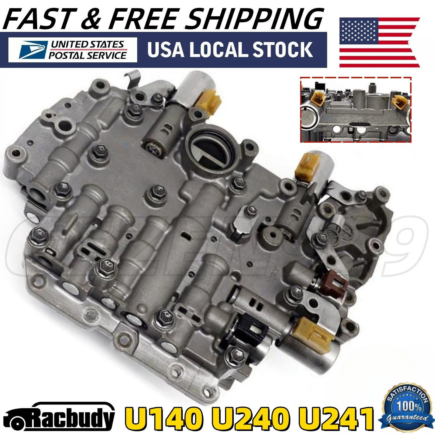 Transmission Valve Body w/ Solenoid Kit For Toyota RAV4 2006-2012 U240 U241 U140
