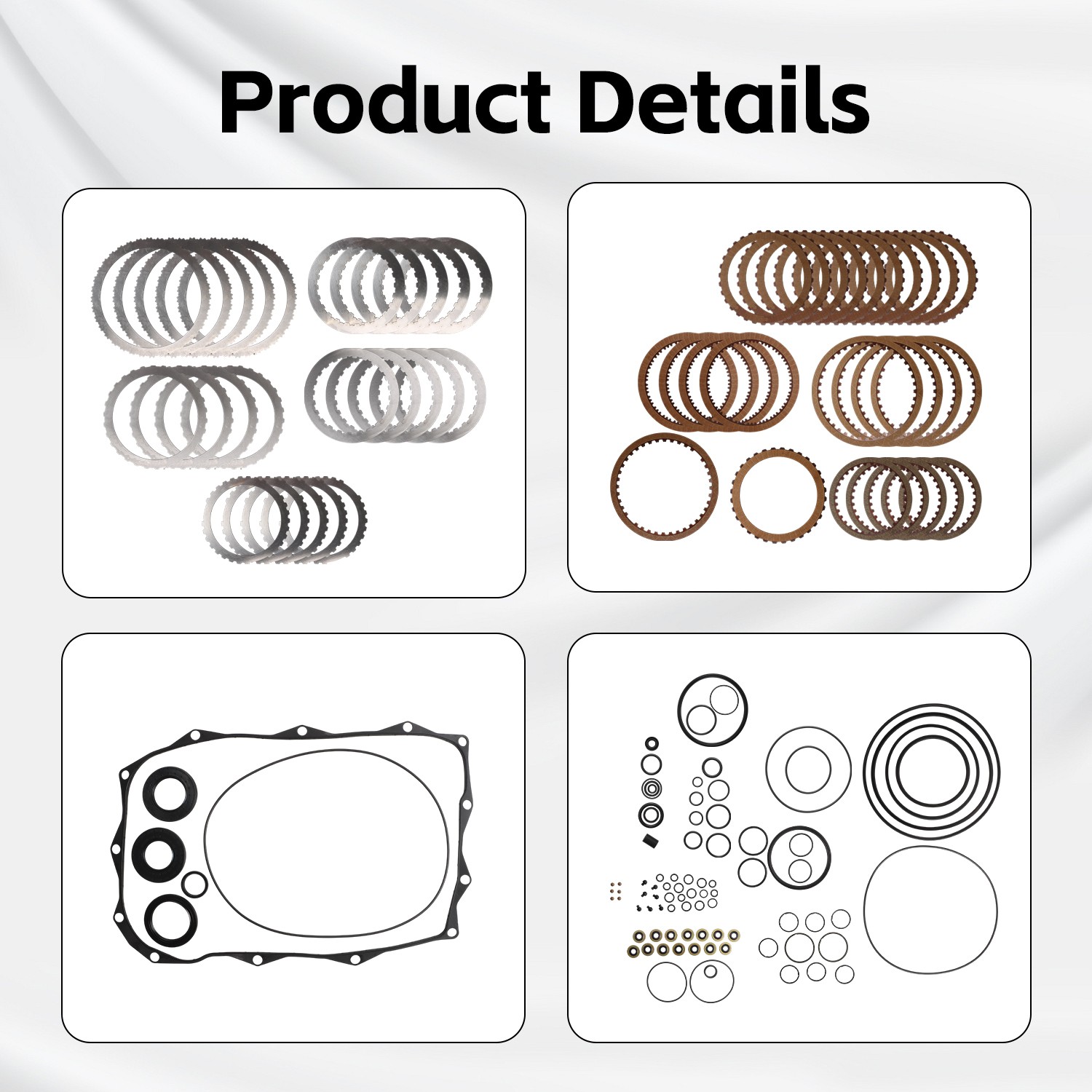 Auto Transmission Master Rebuild Kit Clutch Plates for BMW JAGUAR 8HP70 8HP75