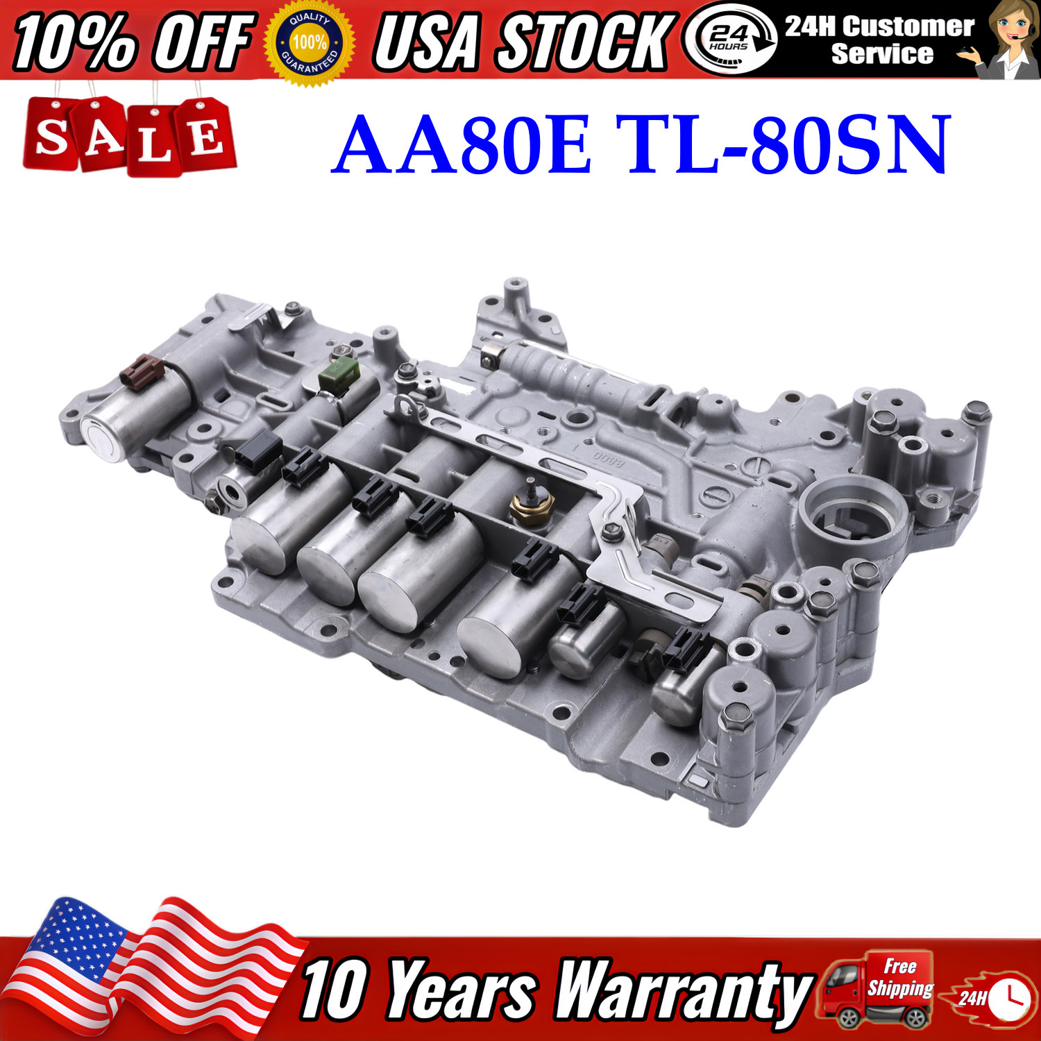 Transmission Valve Body For Lexus GS460 IS LS460 LS460 TL-80SN AA80E Toyota