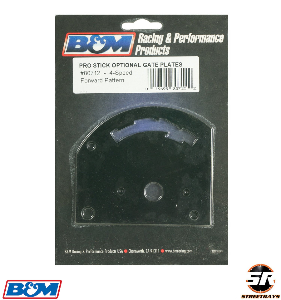 B&M 4 Speed Gate Plate 80712 For B&M Pro Stick Pro Bandit & Composite X Shifters