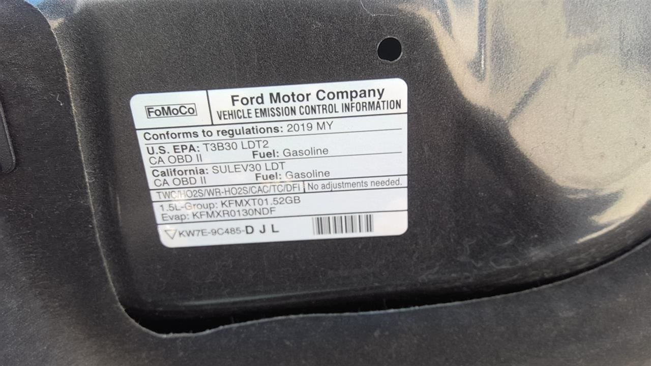 2017 – 2019 Ford Escape Automatic Transmission 1.5L 4WD