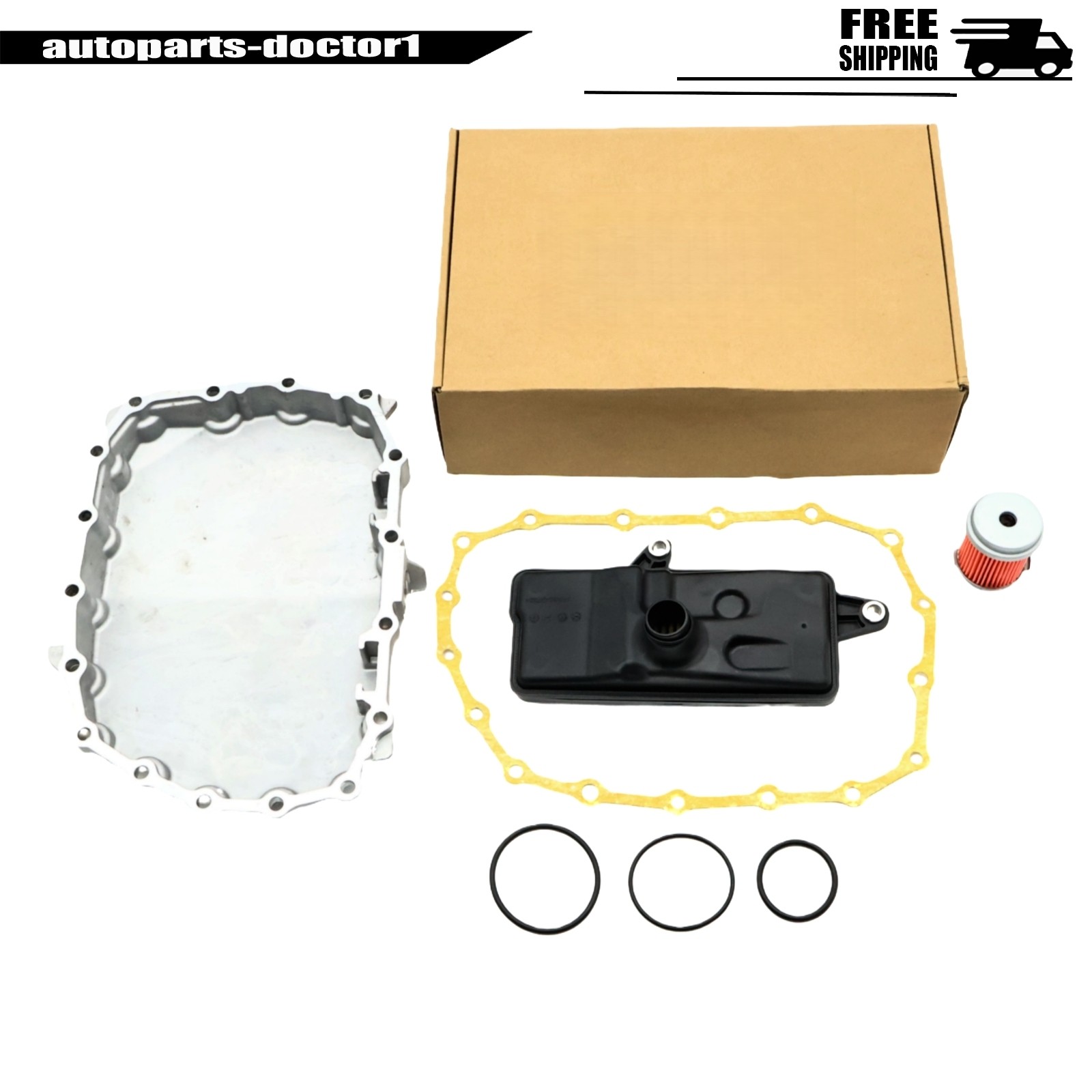 Transmission Oil Pan&Filter&Gaskets Kit For Honda Civic HR-V Fit 2014-2020