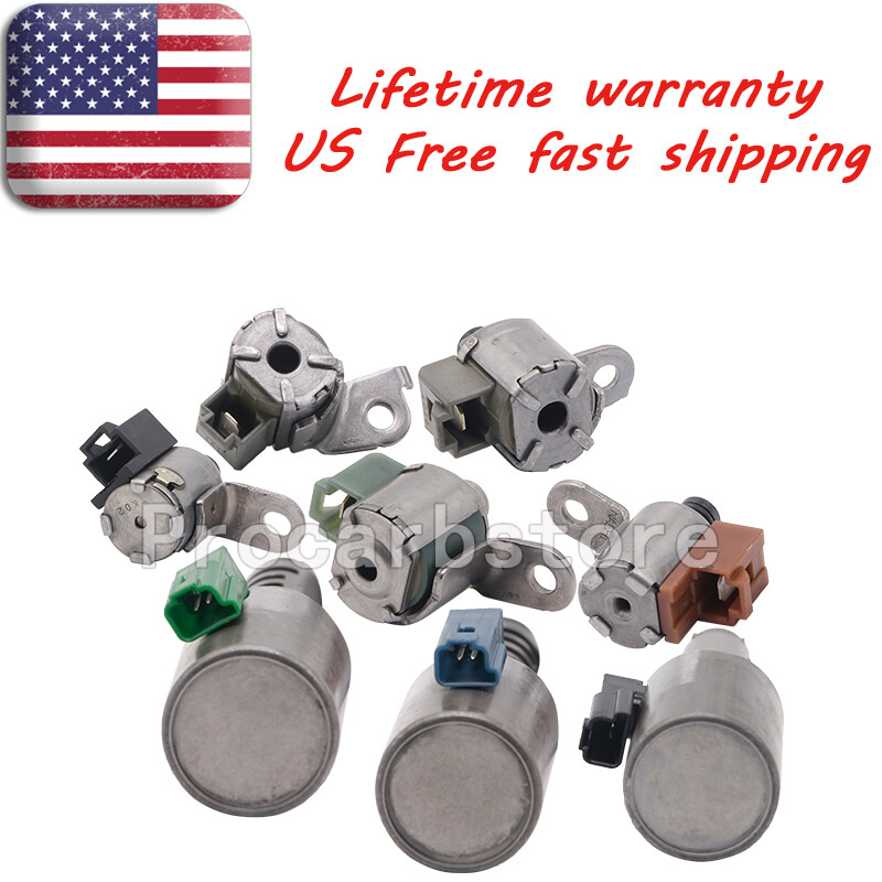 8x Solenoids Set For Volvo Transmission AW55-50SN AW55-51SN AF33-5 AW235 RE5F22A