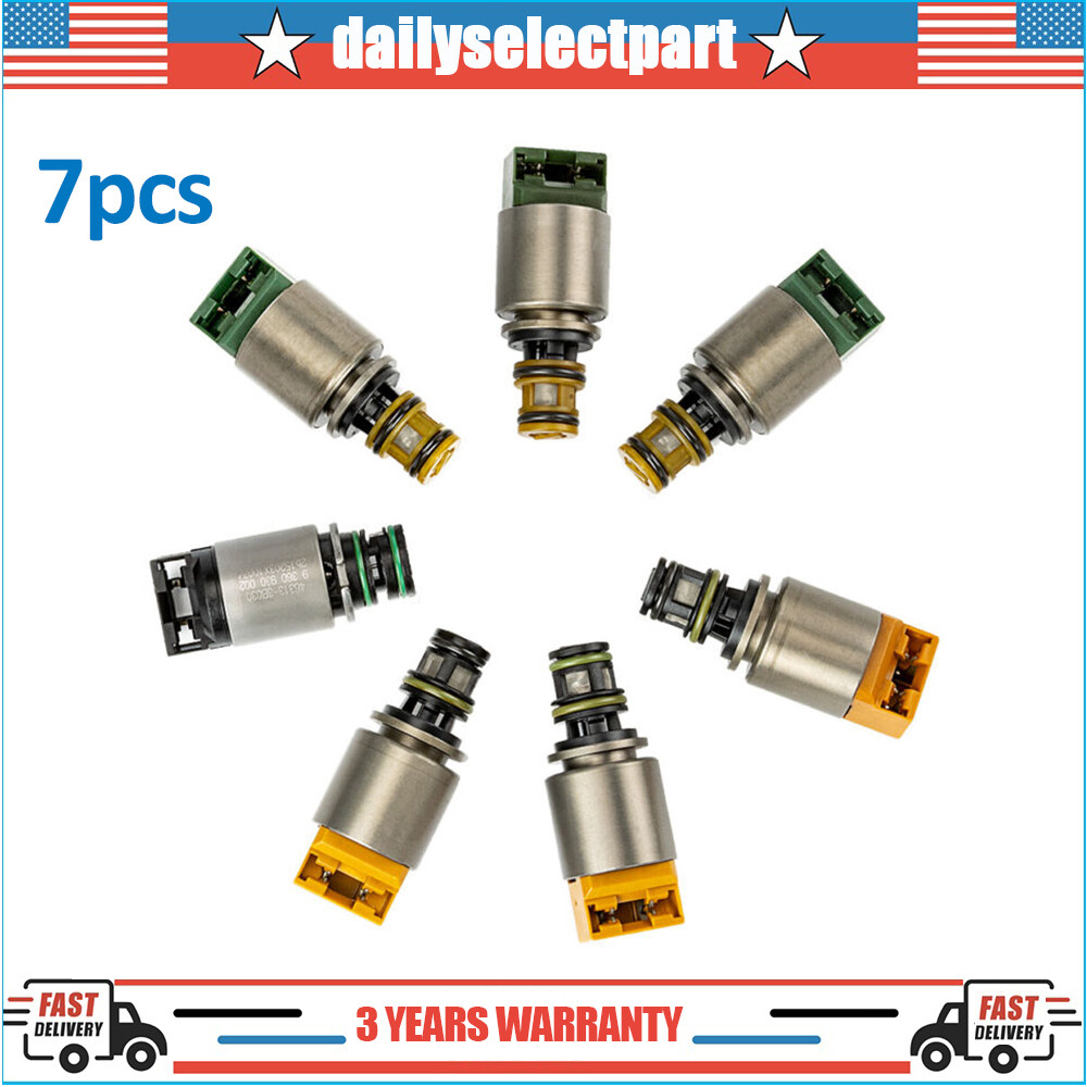 Set of 7 Transmission Solenoid Kit For BMW 6HP19 6HP26 6HP32 1068-298-045 USA