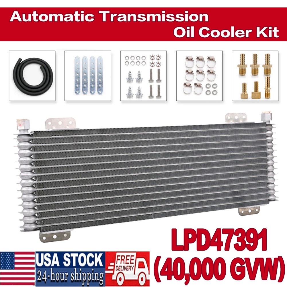 New TruCool Trans Oil Cooler Kit For 40000 GVW LPD47391 Heavy Duty