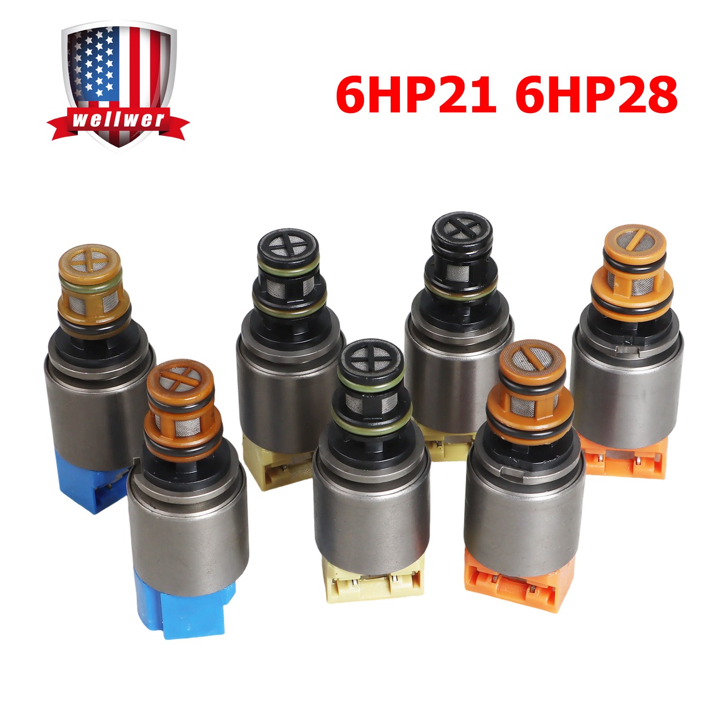 6HP21X Transmission Valve Body Repair Solenoid Kit for BMW 550i 740i 750i X5