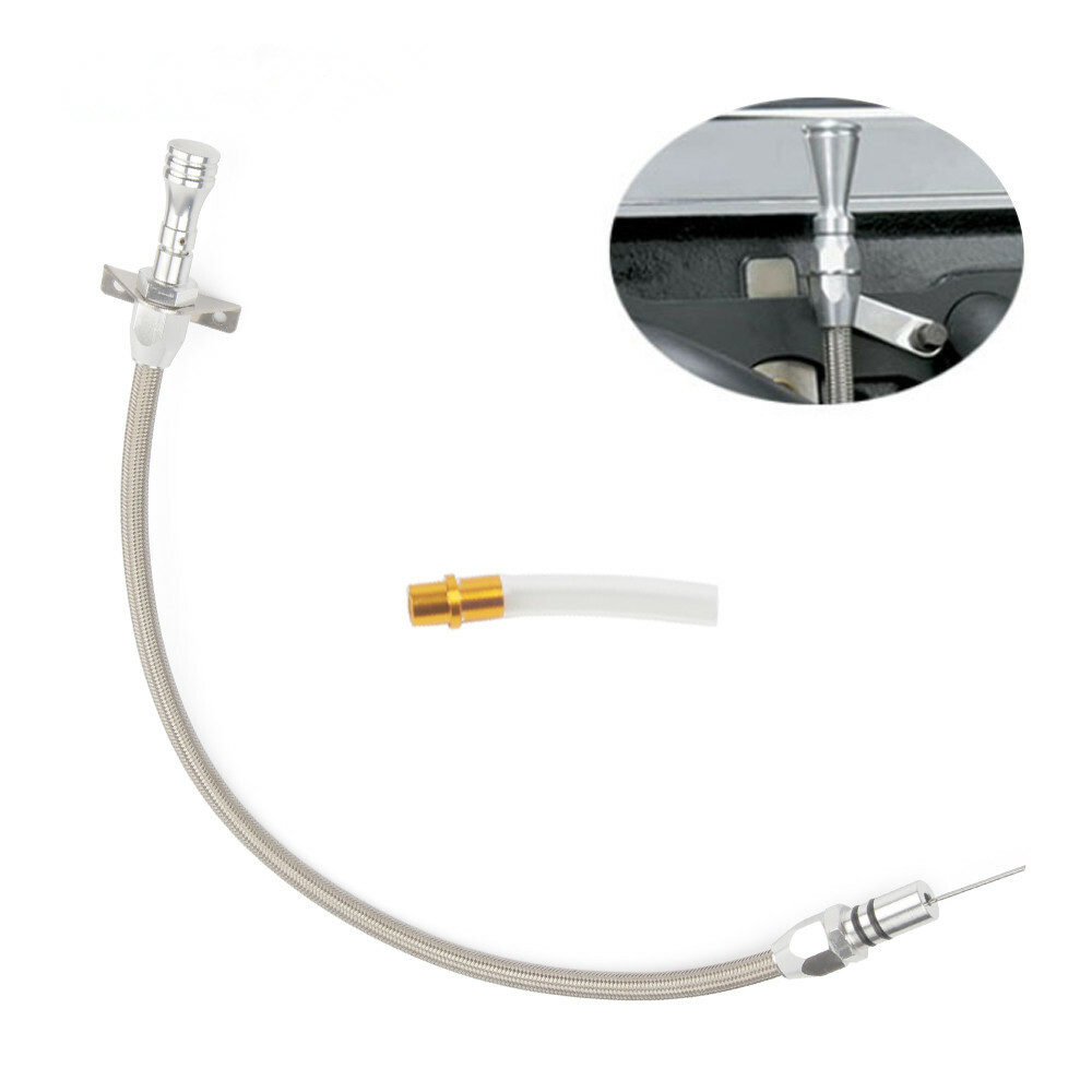 TH400 Flexible Stainless Transmission Dipstick GM For Chevy TH-400 Turbo SBC BBC