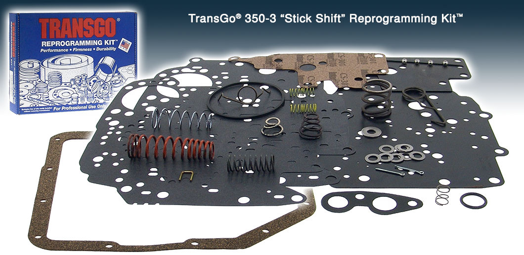Fits Chevy TH350 THM350 Transmission Transgo Reprogramming Manual Shift Kit