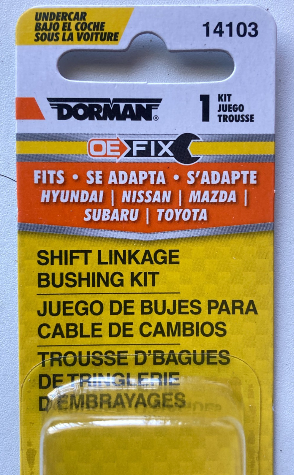 DORMAN SHIFT CABLE LINKAGE BUSHING KIT 14103 NISSAN TOYOTA MAZDA SUBARU HYUNDAI