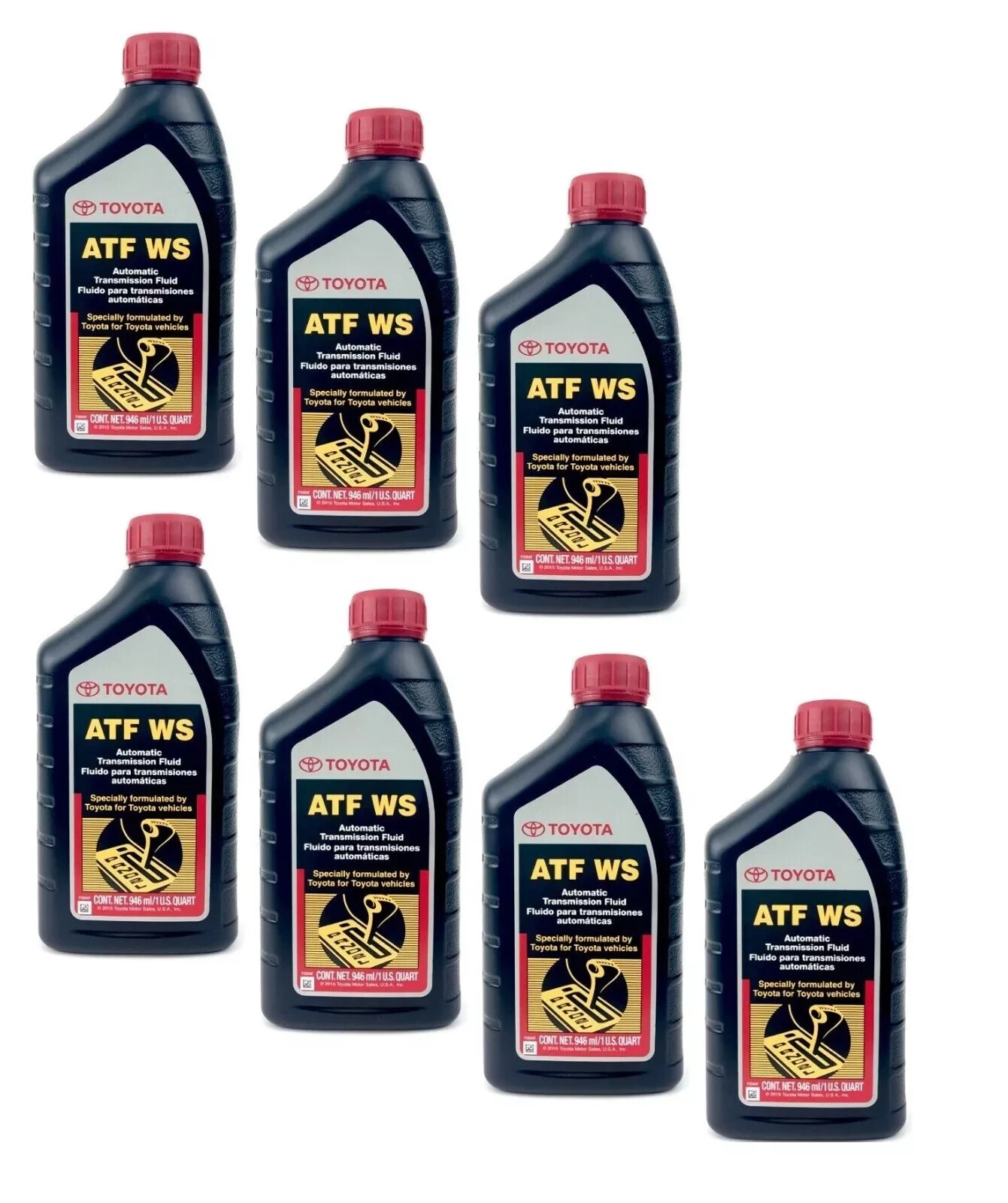 7 QUARTS GENUINE ATF WS AUTOMATIC TRANSMISSION OIL FLUID FOR TOYOTA LEXUS SCION