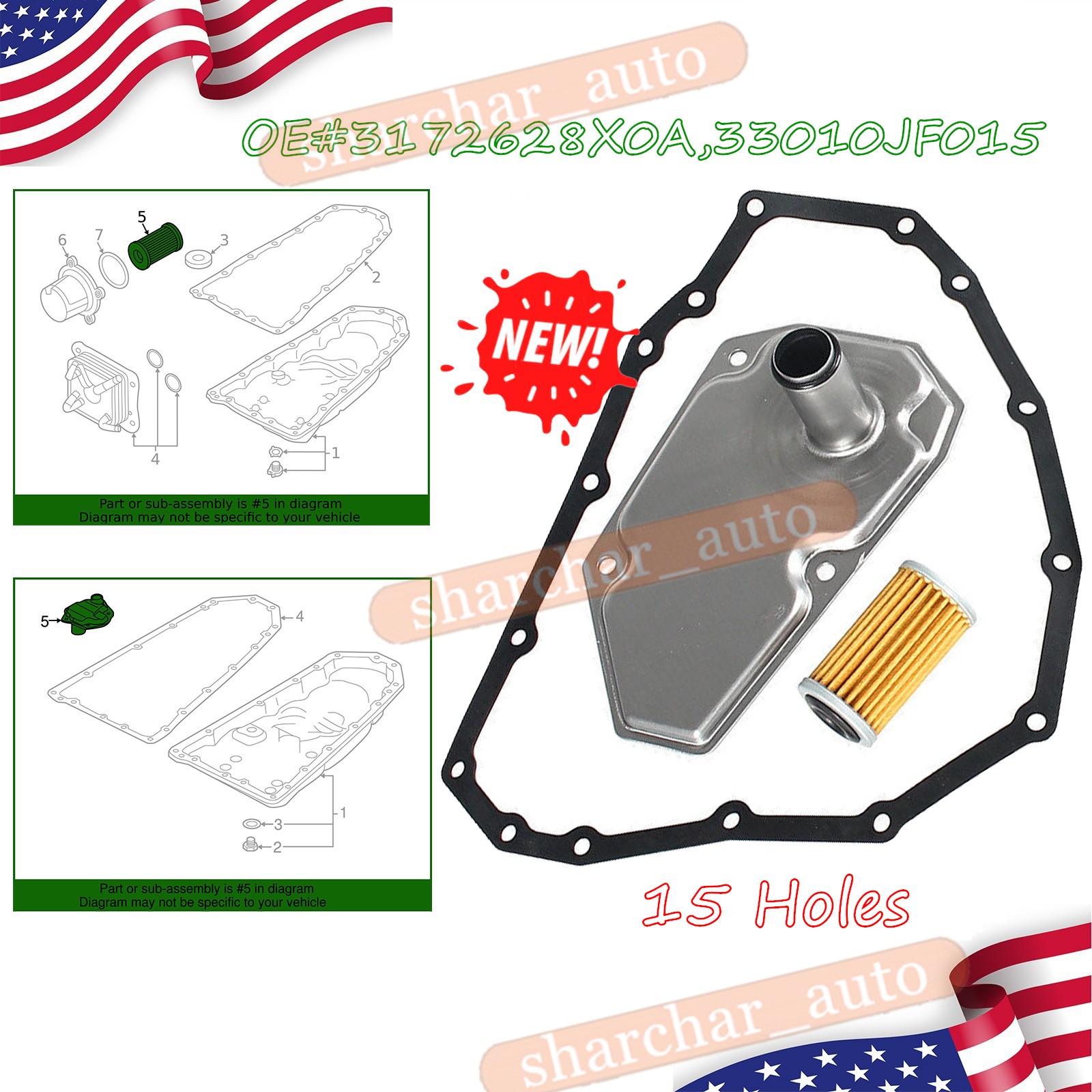 3172628X0A,33010JF015 Transmission Oil Filter Pan Gasket For NISSAN SENTRA VERSA