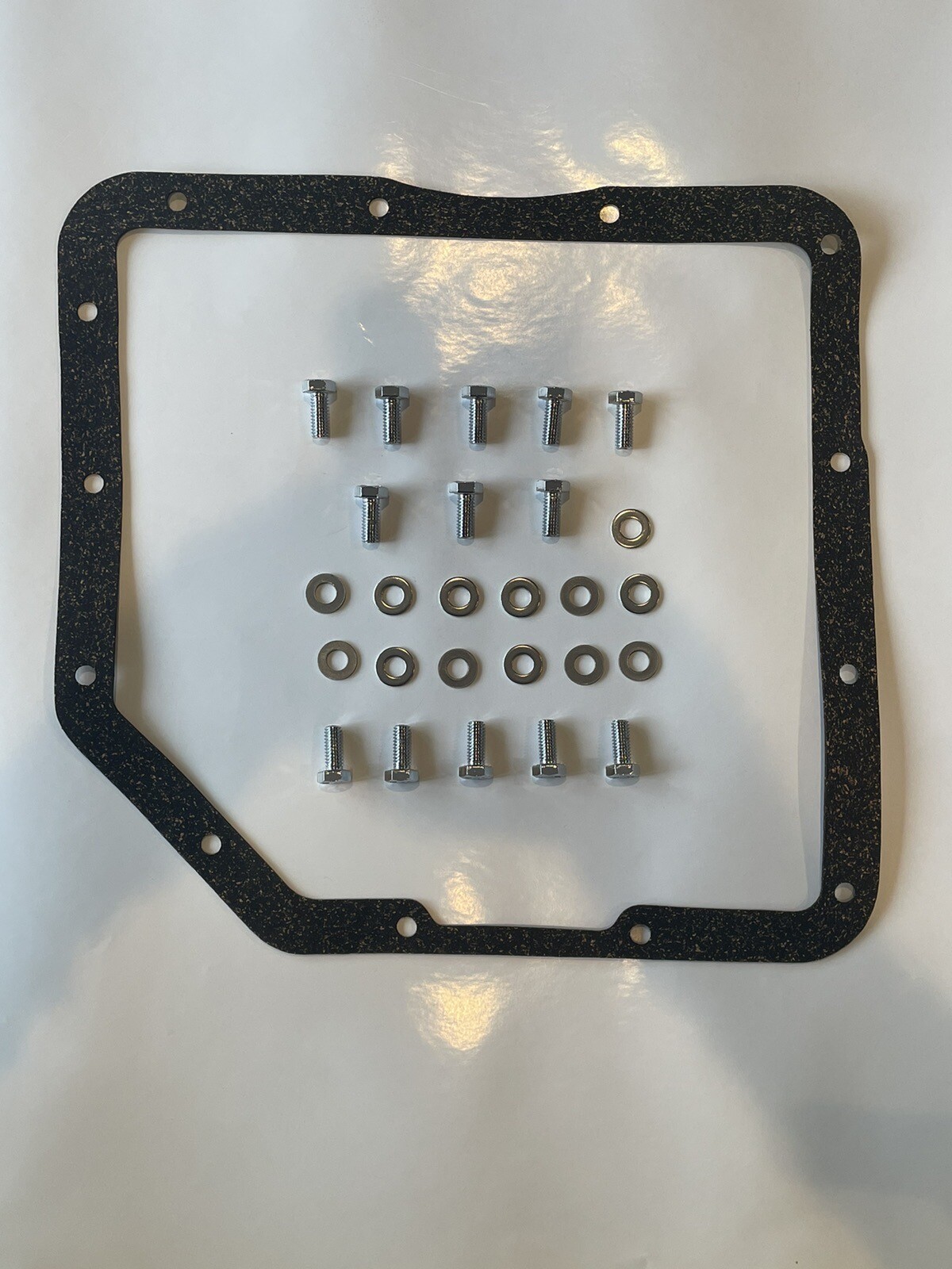 GM TH350 Transmission Gasket Cork Turbo 350 Replacement + stainless steel bolts