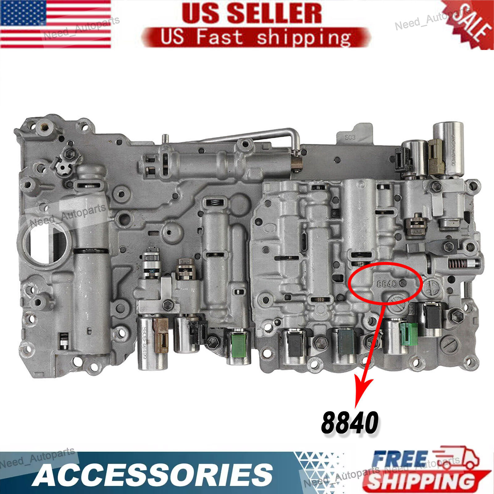 A960E Valve Body w/Solenoid 6-Speed Transmission For 2006-2015 Lexus IS250 IS350