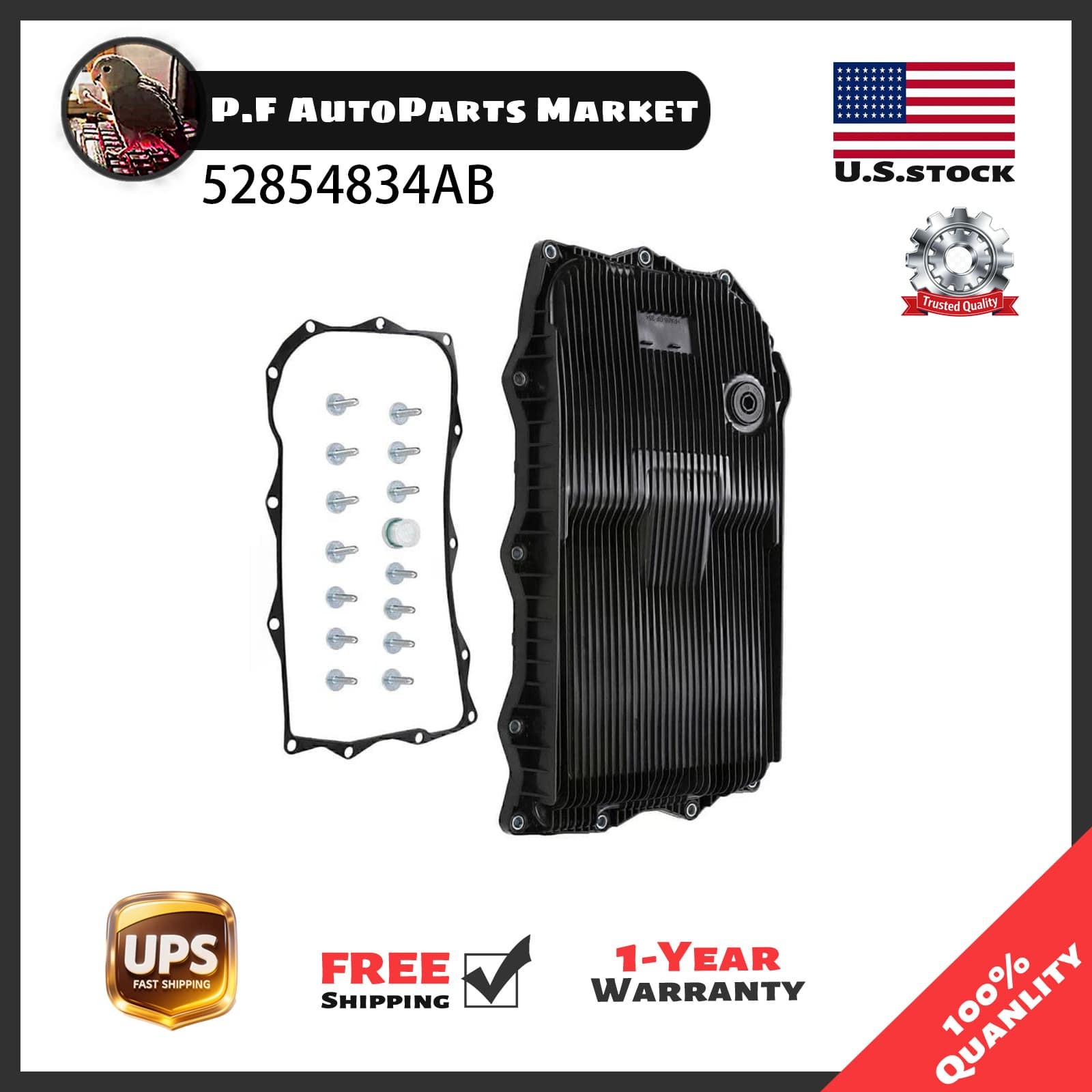 Automatic Trans Sump Replacement 68233701AC Fits Dodge Durango 2016~2019