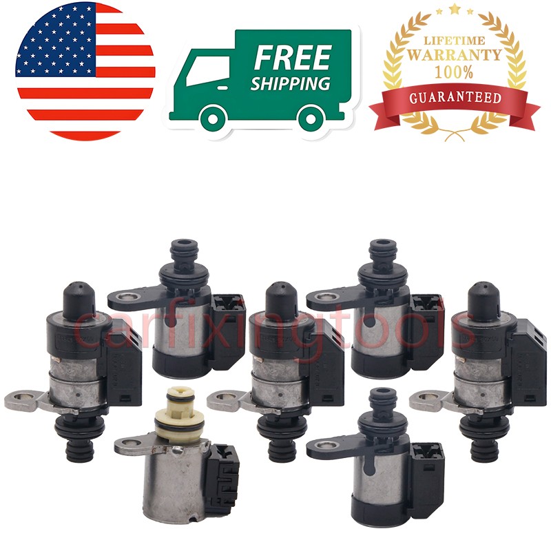 For 03-09 Infiniti Q45 G35 FX45 M45 3.5L 4.5L 7pcs Transmission Solenoid Re5r05a