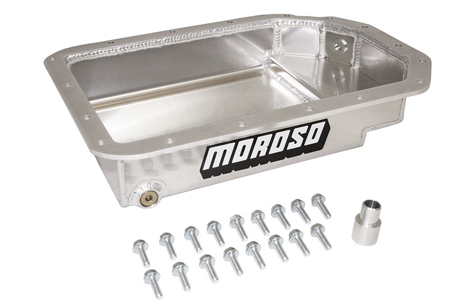 Moroso #42031 Transmission Pan 4L80E Fabricated Aluminum Billet Rail 3.5″ Deep