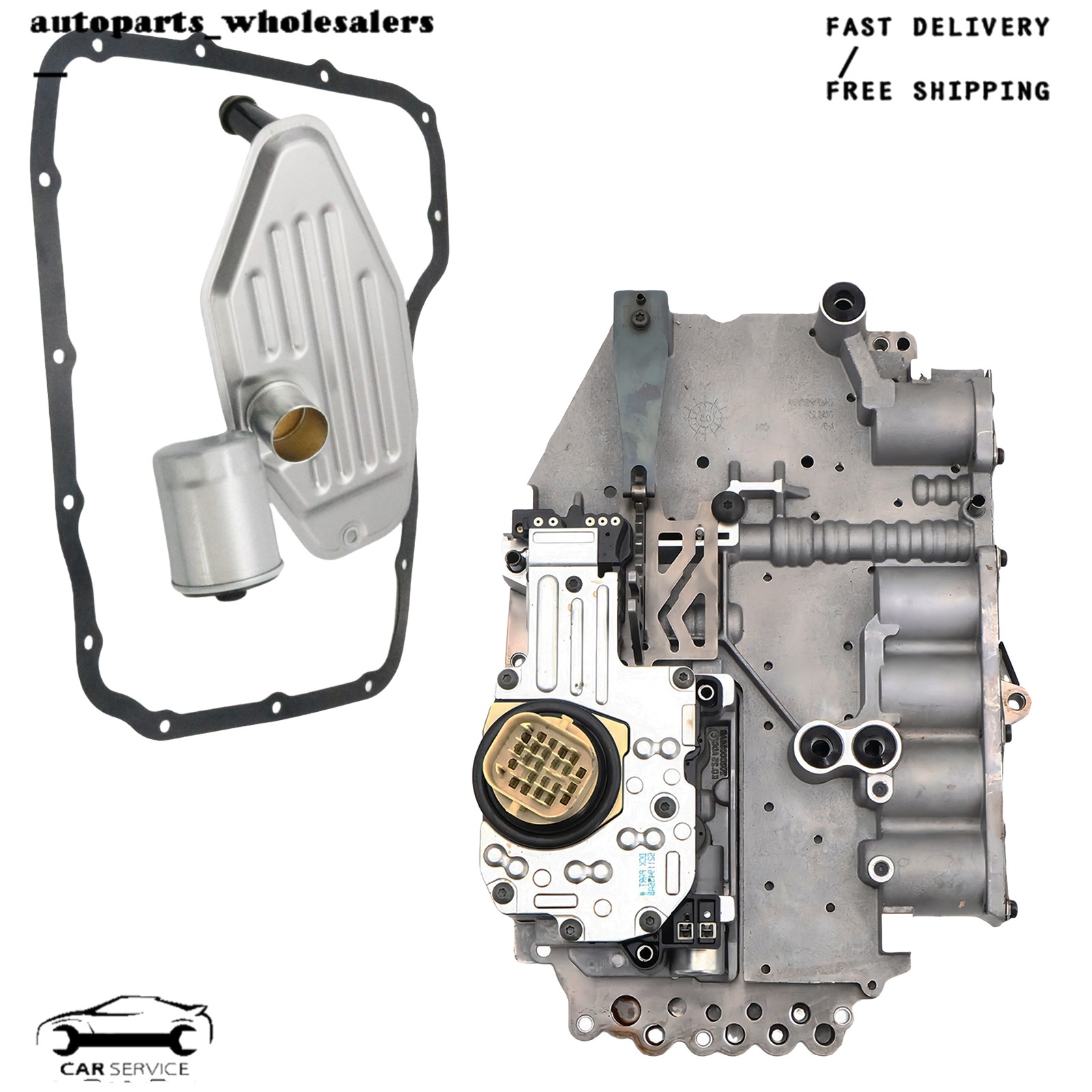For Dodge Chrysler Ram Jeep Transmission Valve Body W/Solenoids and Filter Kit