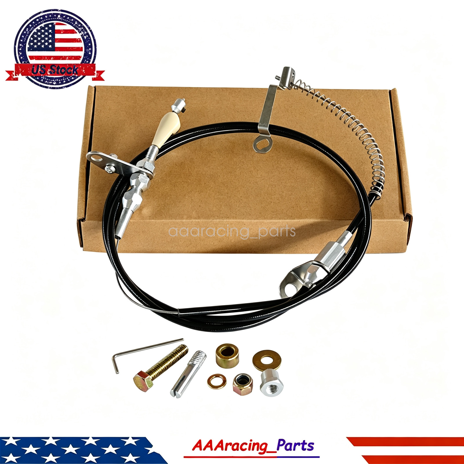 New KD-2AODU Black Kickdown Cable Kit For Ford/AOD Lokar US Free shipping