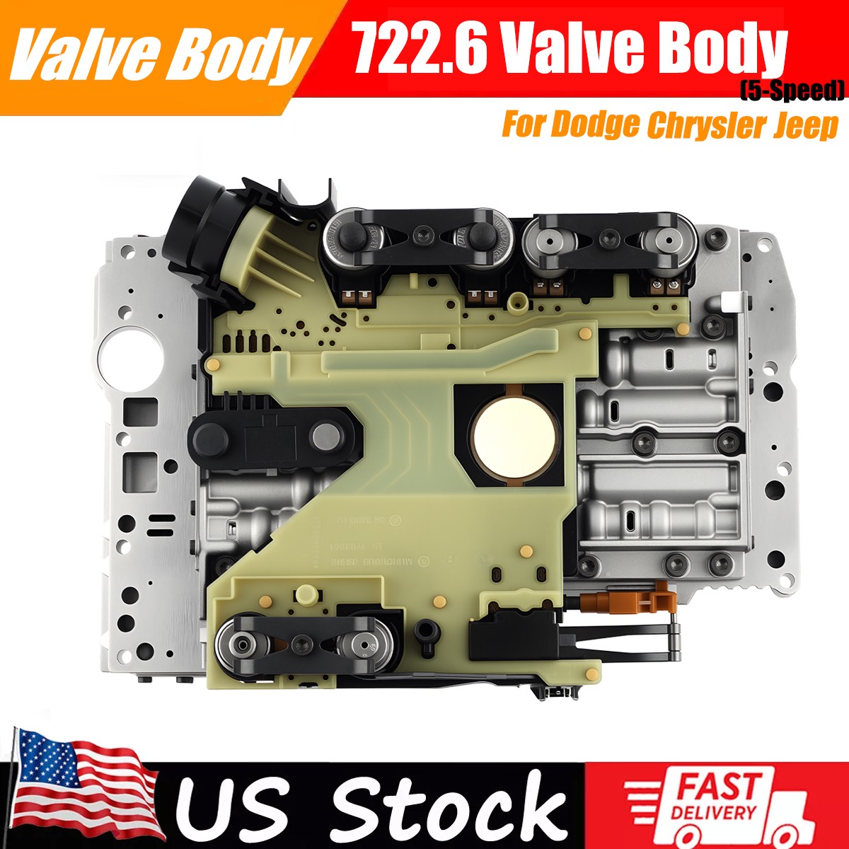 722.6 Transmission Valve Body W/ Conductor Plate For Chrysler Dodge Jaguar Jeep