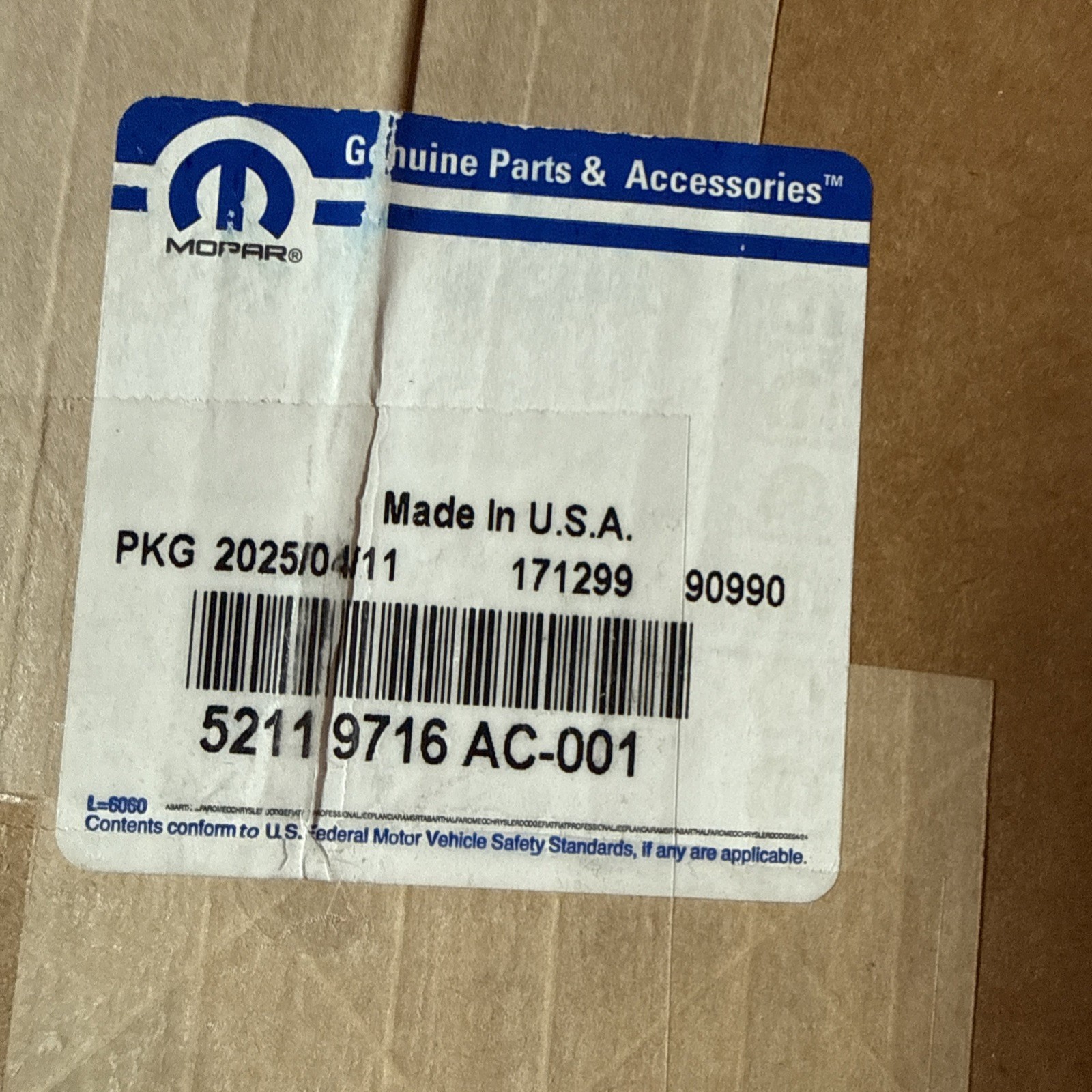 Genuine Mopar Input Complete Carrier 2007-2024 RAM 2500 3500 P/N: 52119716AC