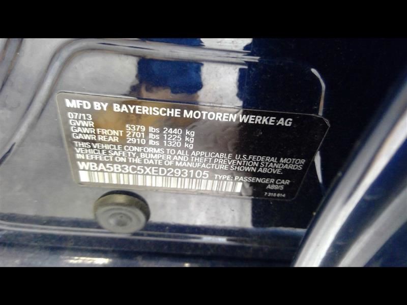Automatic Transmission Gasoline AWD Thru 07/31/13 Fits 14 BMW 535i 1144947