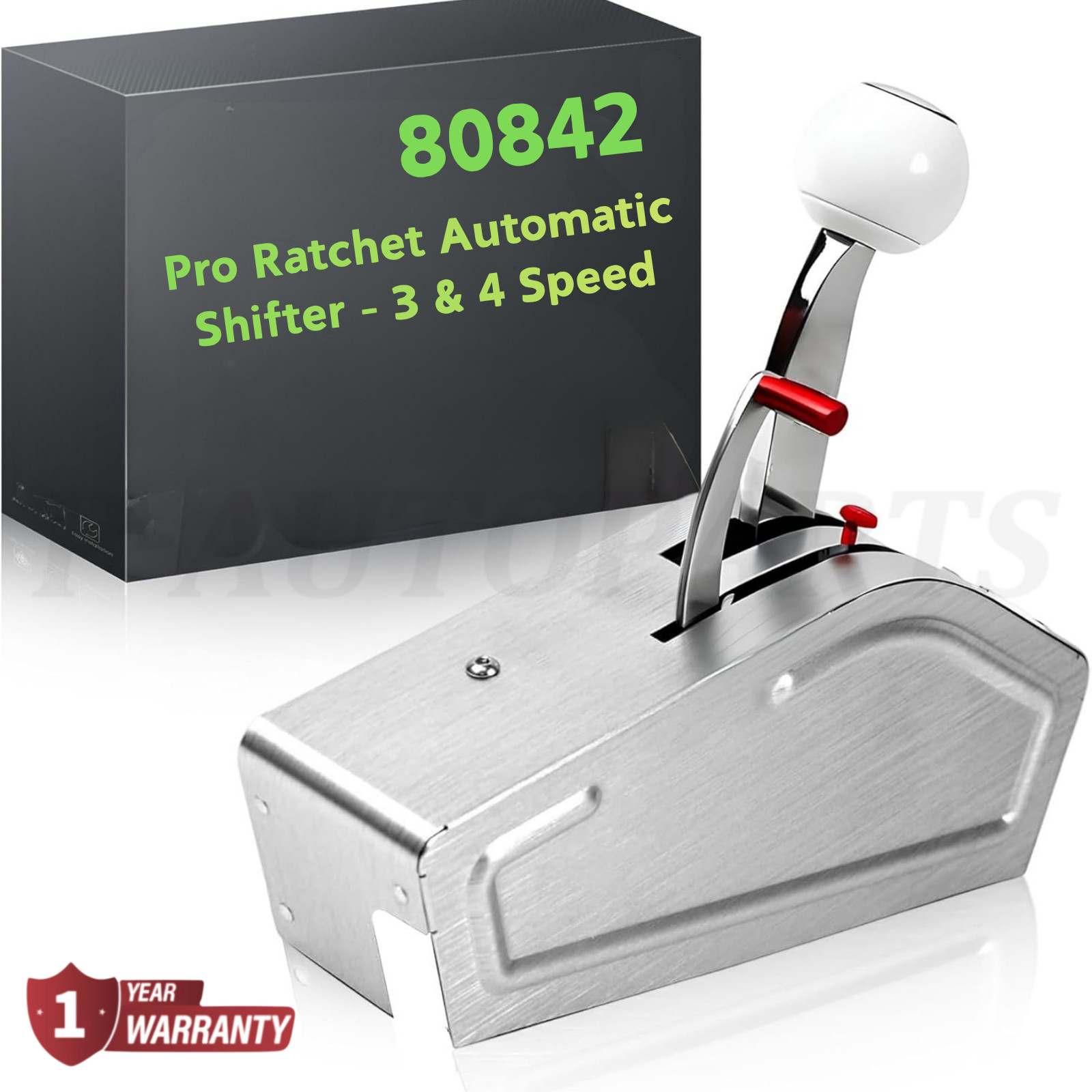 For B&M 80842 Pro Ratchet Automatic Shifter fo 3 and 4 Speed Transmission