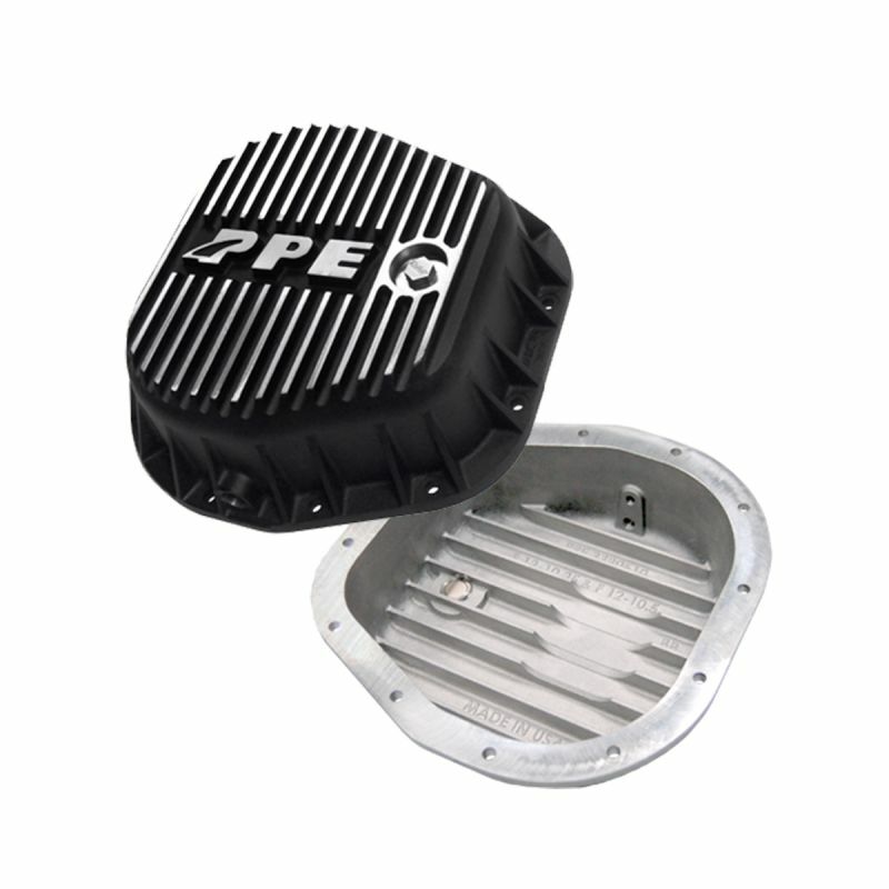 PPE Brushed HD Deep Aluminum Rear Differential Cover For 90-20 Ford F-250/F-350