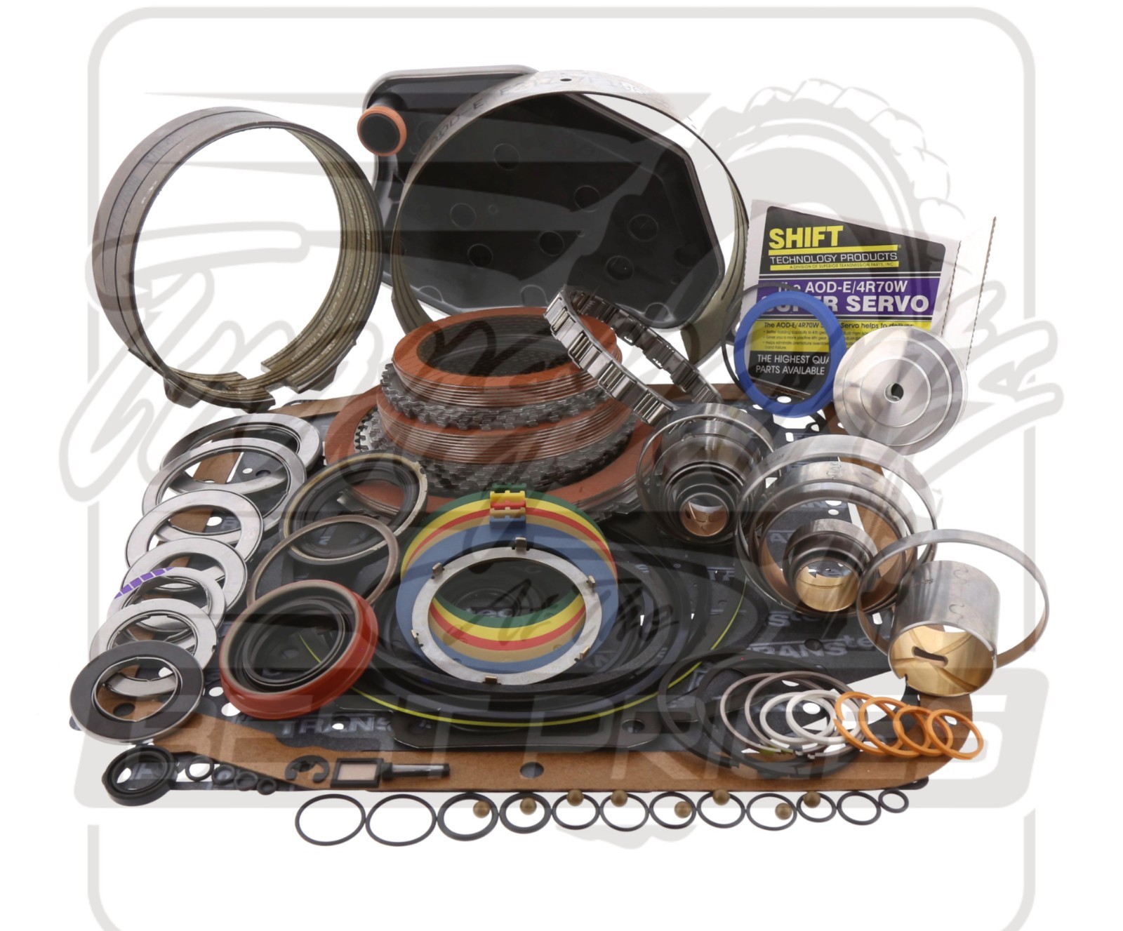 Fits Ford 4R70W Transmission Raybestos Performance Red Deluxe Rebuild Kit 96-03