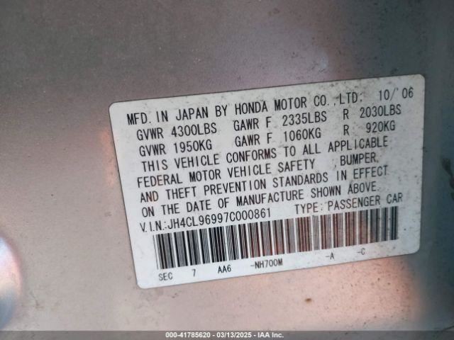 Automatic Transmission Fits 06-08 TSX 416542