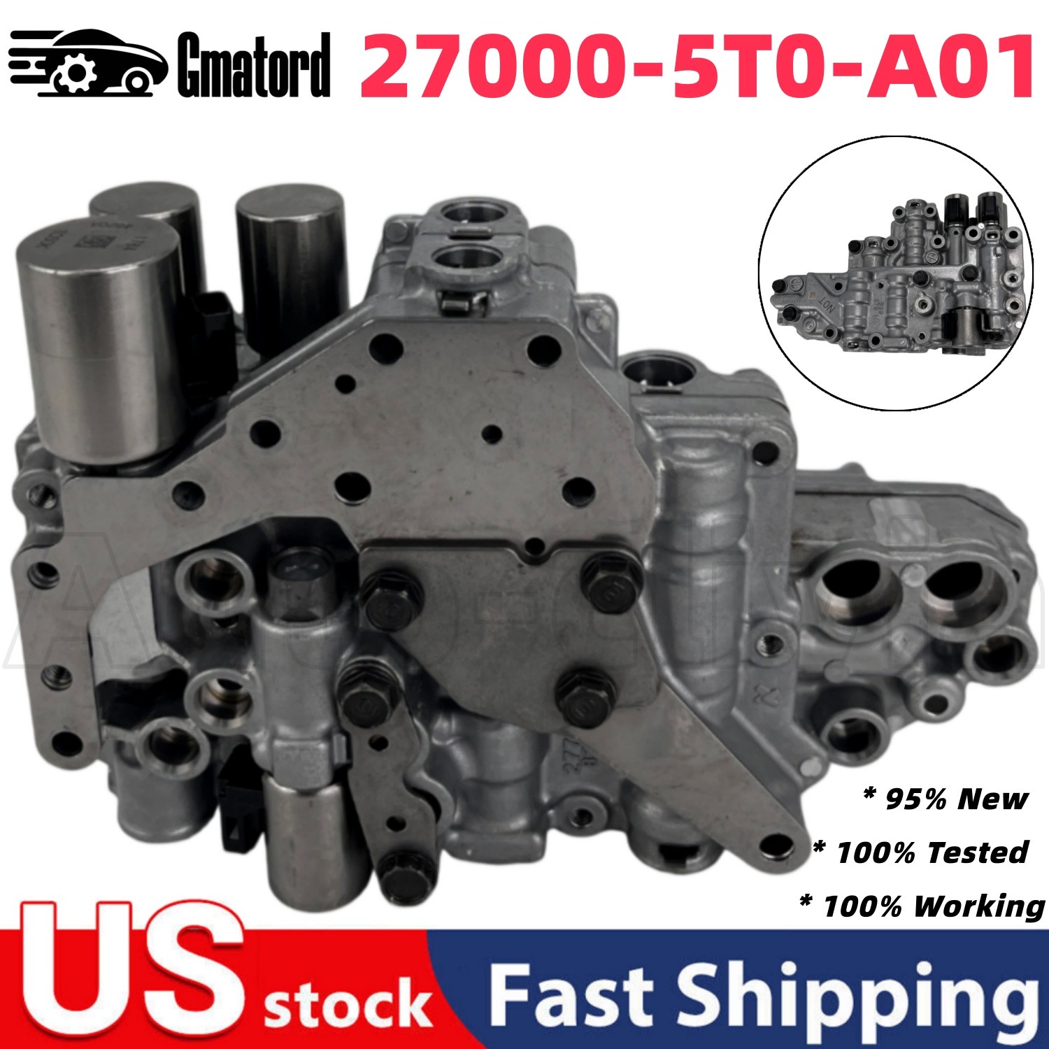 27000-5T0-A01 Automatic Transmission Valve Body Kit For Honda Civic 2014-2018 ⚙️