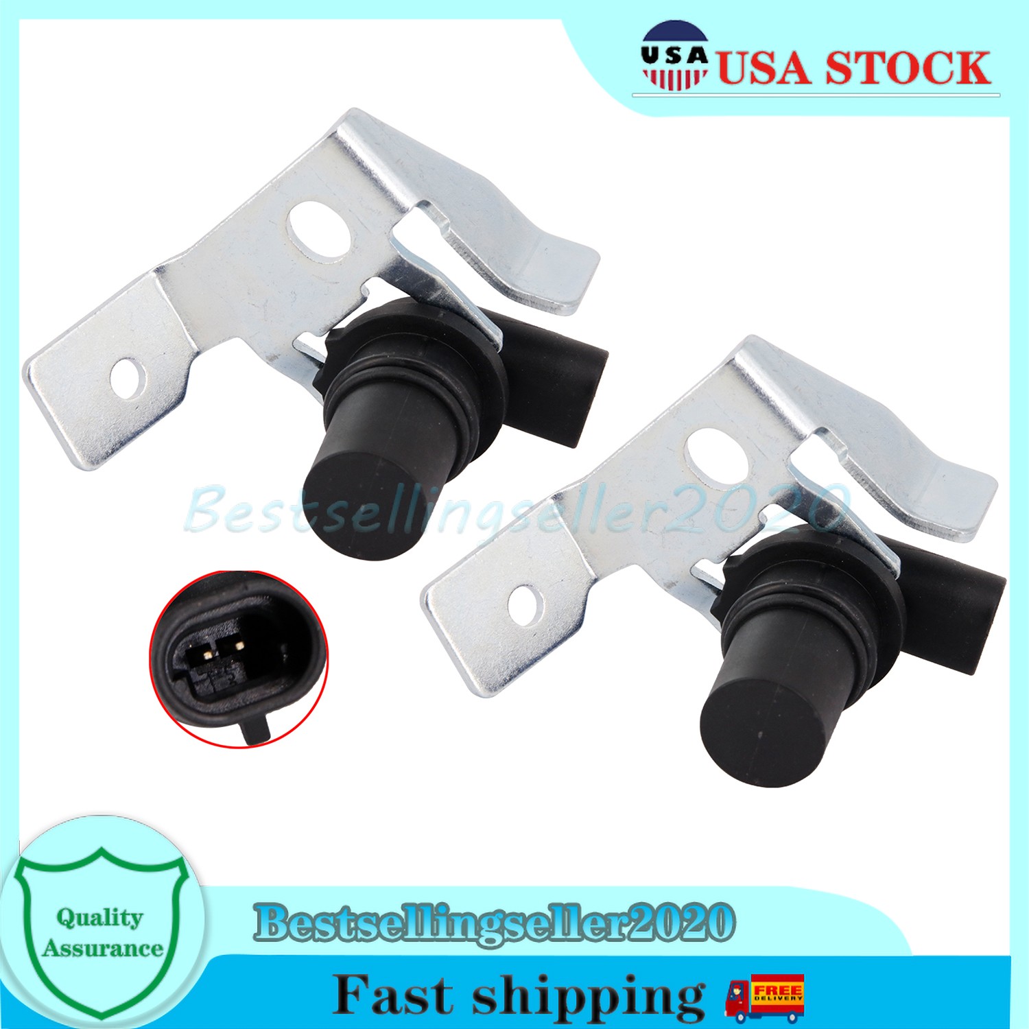 2PCS Input & Output Speed Sensors 24203876 for all GM Products 4L80E Automatic T