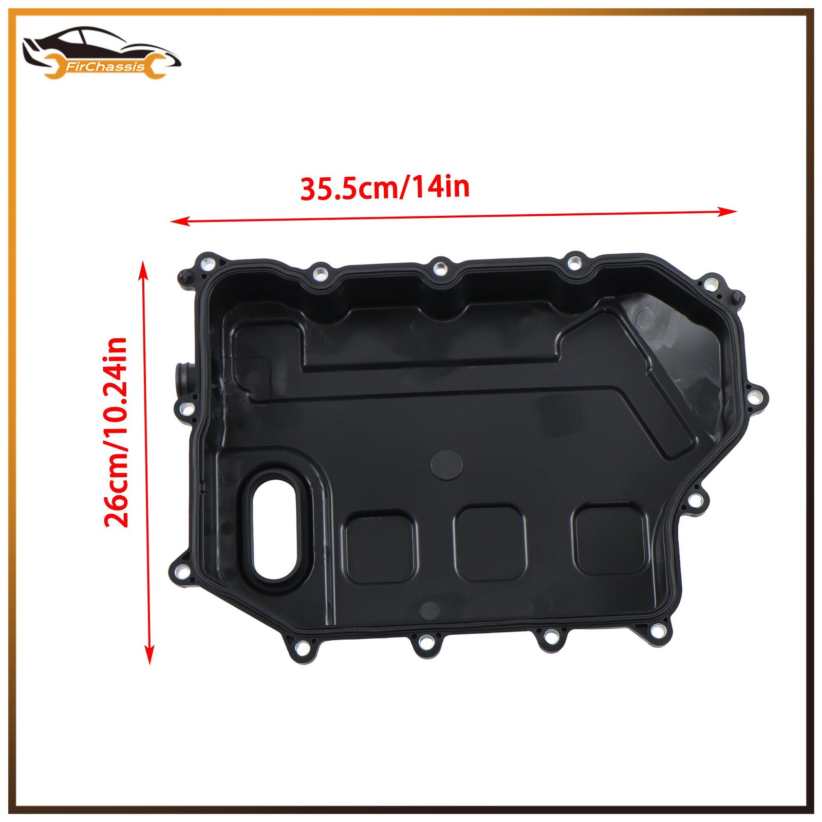 For Ford Escape 2020-2025 L3 1.5L GAS Turbocharged Black Transmission Oil Pan