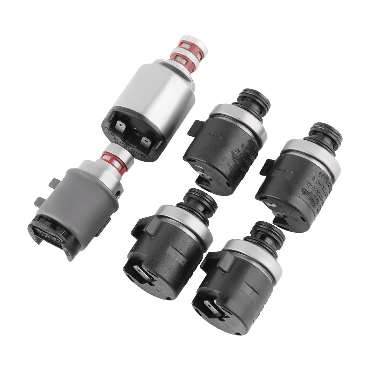 6Pcs Transmission Shift Solenoid Kit 5R55E 4R44E For Ford Ranger Explorer Mazda