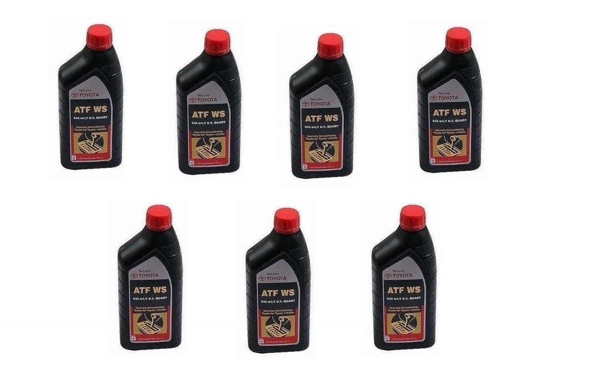 7 QUARTS GENUINE ATF WS AUTOMATIC TRANSMISSION OIL FLUID FOR TOYOTA LEXUS SCION