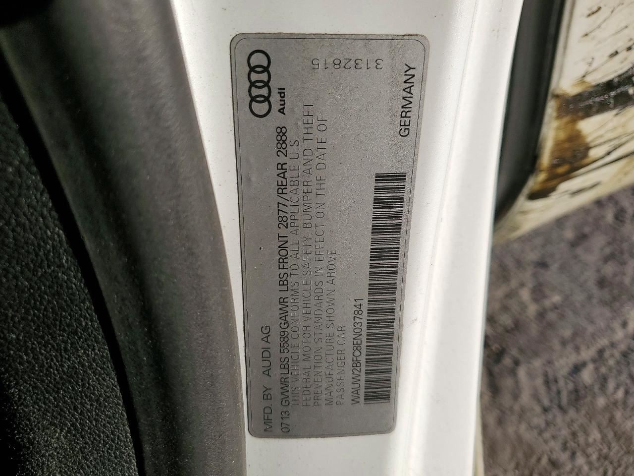 TRANSMISSION OEM 14-15 S7 AUDI 1YR WRNTY