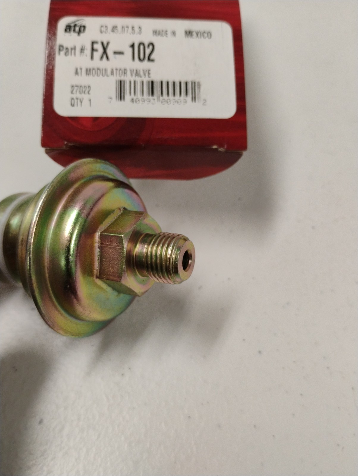 ATP FX-102 Automatic Transmission Modulator Valve Pioneer 747015 MADE USA NEW