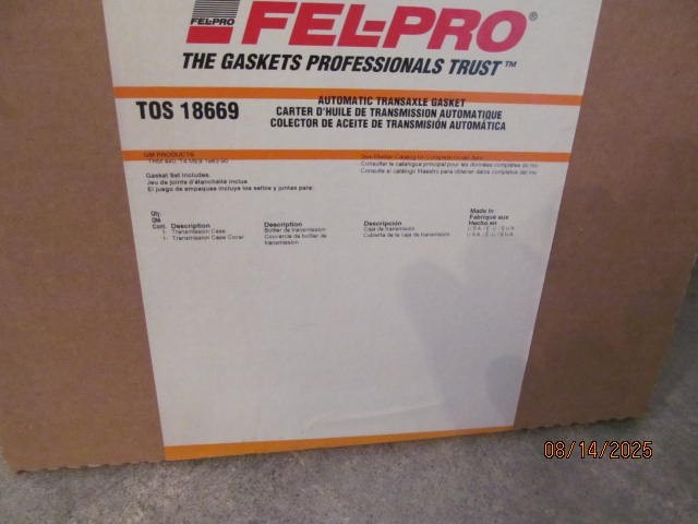 Fel-Pro TOS 18669 Automatic Transmission Side Cover Gasket Free shipping