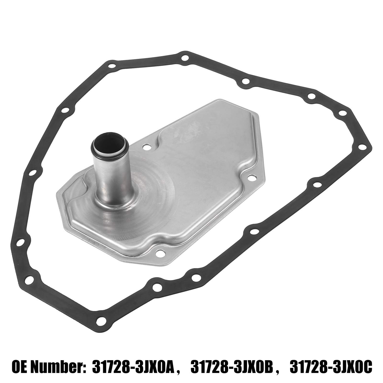Pack of 1 For Nissan Sentra Transmission Filter Oil Pan Gasket Set 31726-6A00A