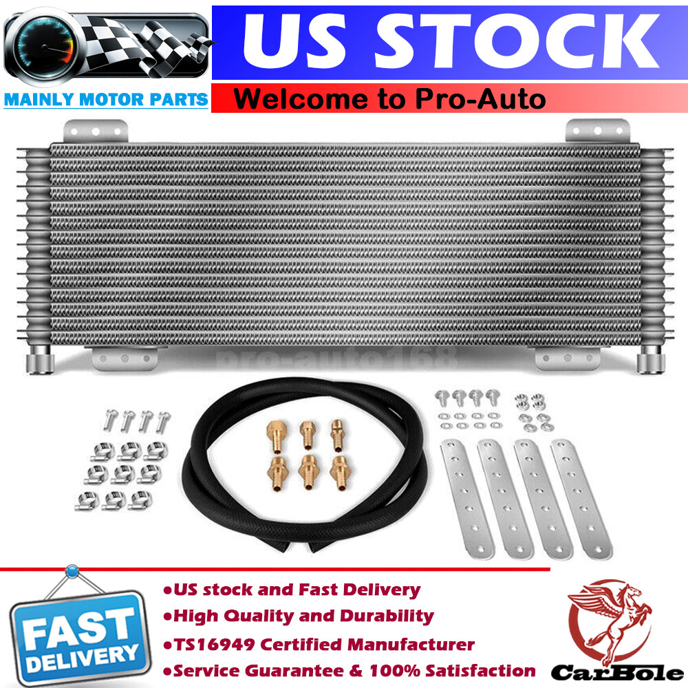 LPD47391 Transmission Performance Oil Cooler Heavy Duty Max 40K GVW Universal
