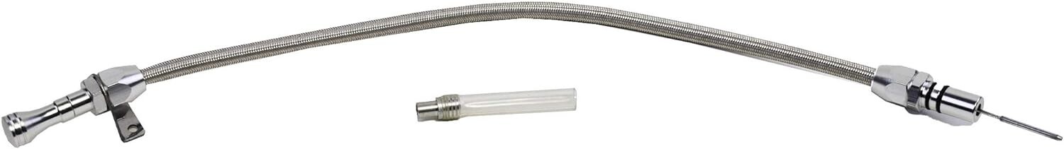 Flexible Ford C-6 Transmission Dipstick Stainless Steel Braided Firewall Mount