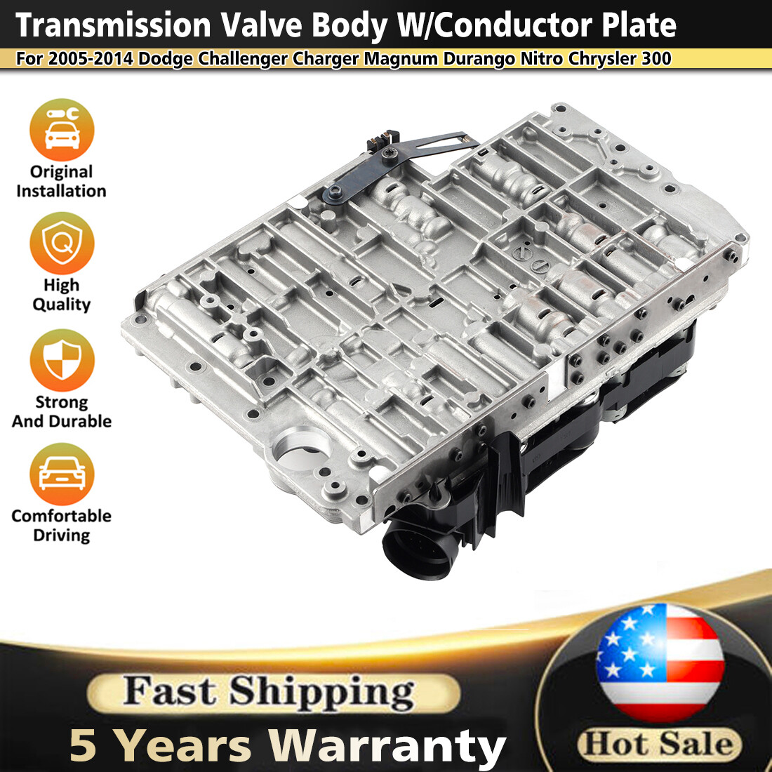 722.6 Trans Valve body w/Conductor Plate For Mercedes-Benz Dodge Charger Durango