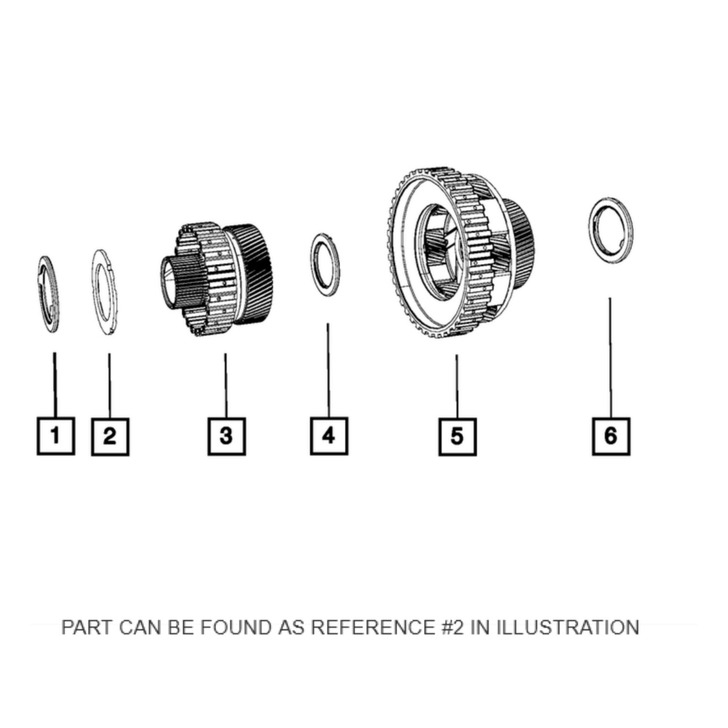 545RFE 68RFE Transmission Washer – MOPAR