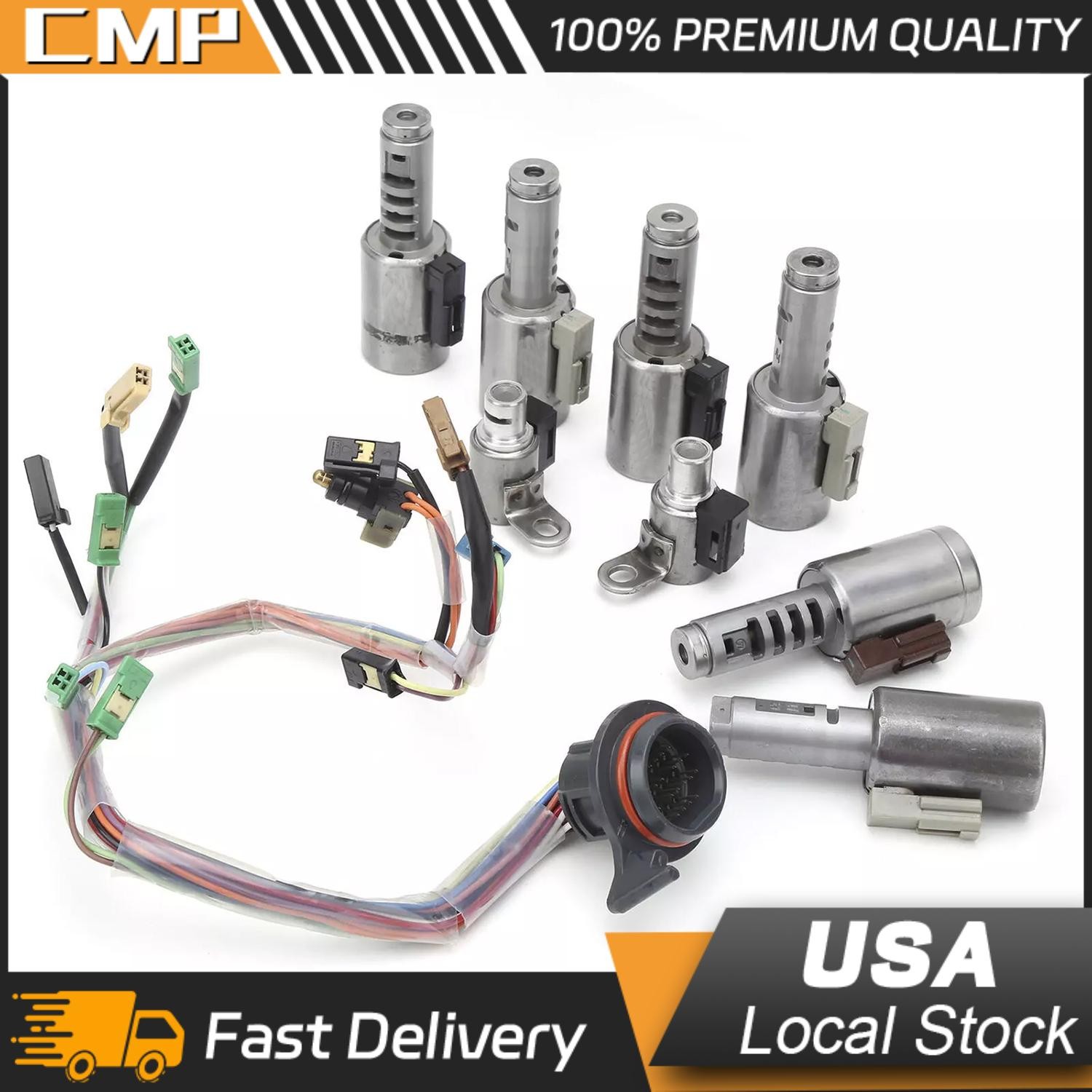 TF-80SC TF-81SC Transmission Solenoid Kit w/ Harness for Volvo PEUGEOT RENAULT
