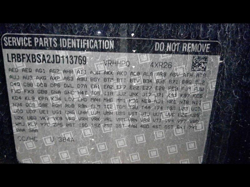 Transmission 2.5L FWD Fits 17-20 ENVISION 1957858
