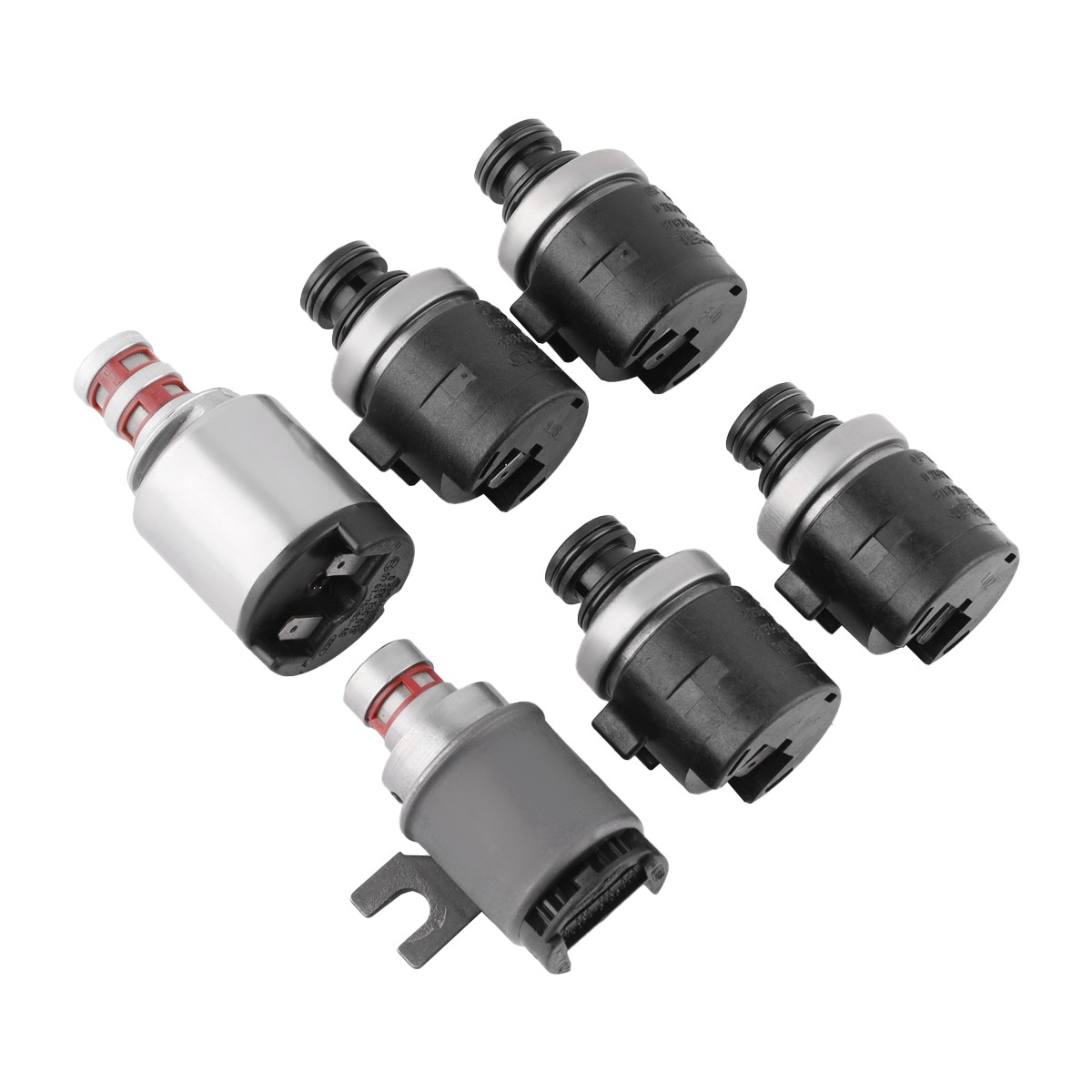 6Pcs Transmission Shift Solenoid Kit 5R55E 4R44E For Ford Ranger Explorer Mazda